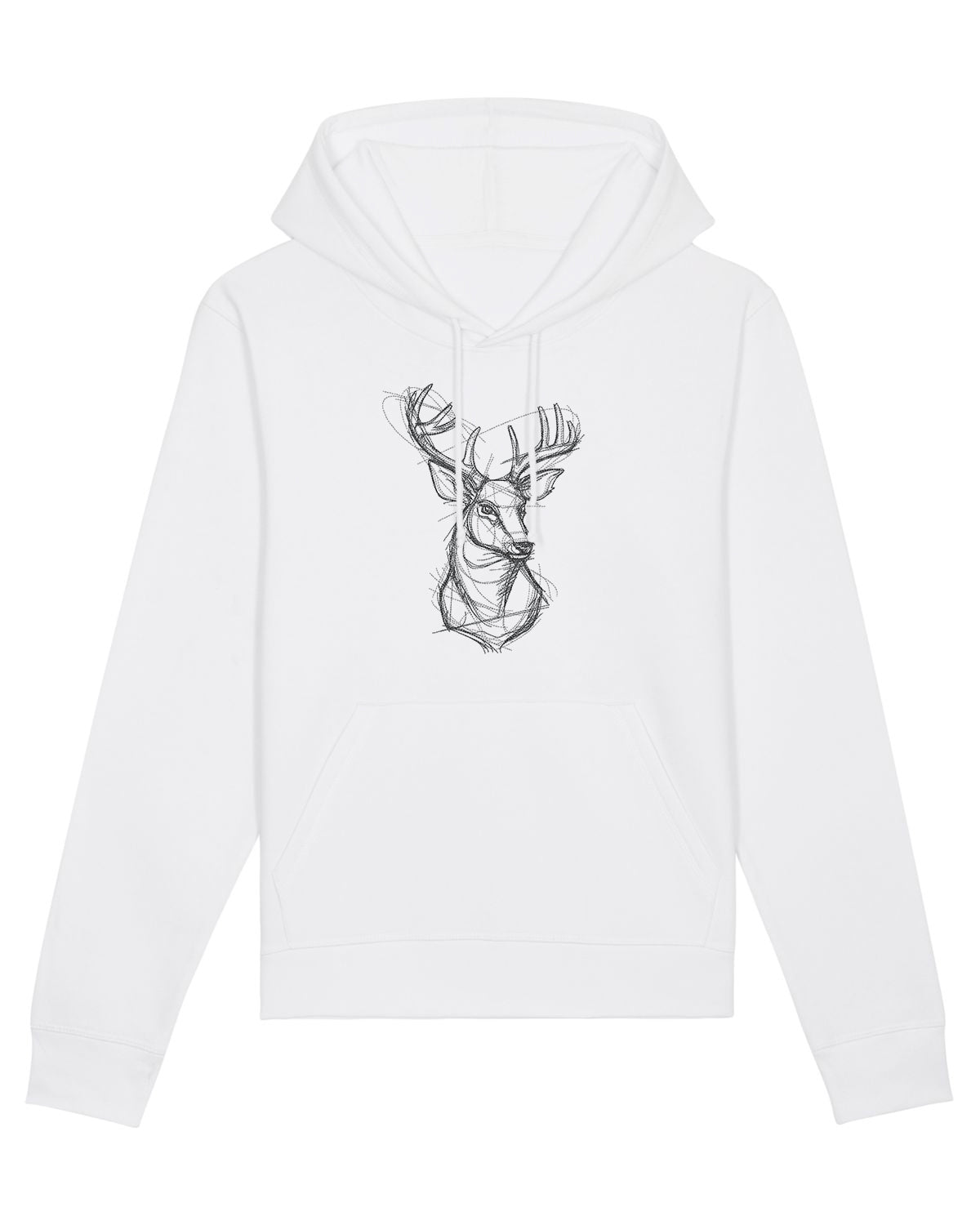 Scribble Hirsch Motivstick Essentials Unisize Hoodie